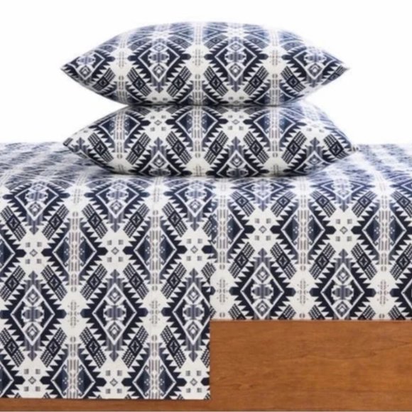 NEW PENDLETON Flannel Sheet Set Westward Journey Multi in Twin Size - Picture 2 of 8